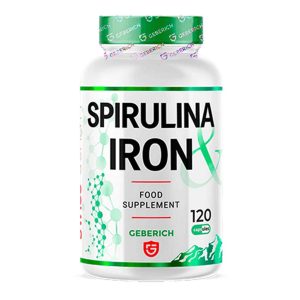 Iron Spirulina suplemento defensas y energía